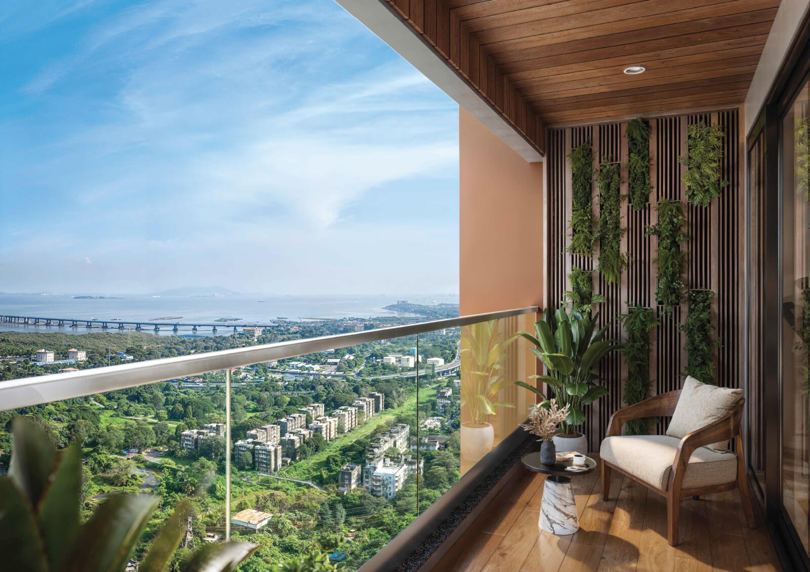 Godrej Horizon Wadala - Premium High-Rise Elevation Rendering in Dadar-Wadala Corridor